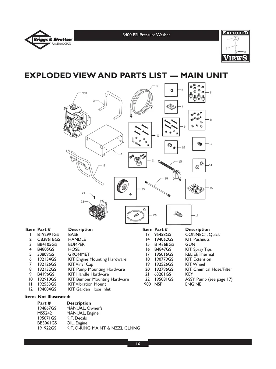 BRIGGS AND STRATTON, 020221, IPL.16